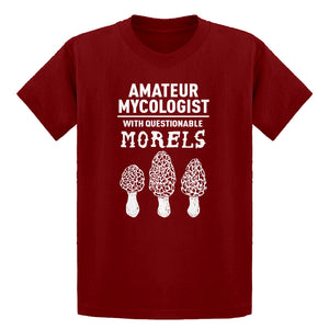 Youth Questionable Morels Kids T-shirt