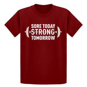 Youth Sore Today Strong Tomorrow Kids T-shirt