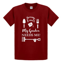 Youth I Can't My Garden Needs Me! Kids T-shirt