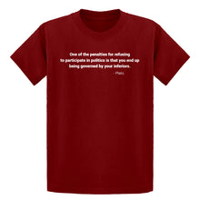 Youth Governed by your Inferiors Kids T-shirt