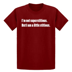 Youth I'm not superstitious Kids T-shirt