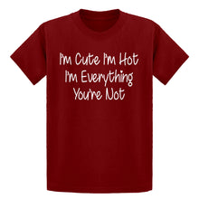 Youth Im Cute Im Hot Kids T-shirt