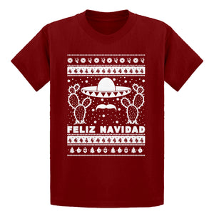 Youth Feliz Navidad Kids T-shirt
