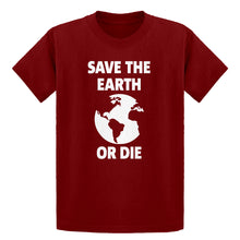 Youth Save the Earth or Die Kids T-shirt