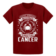 Youth Cancer Astrology Zodiac Sign Kids T-shirt