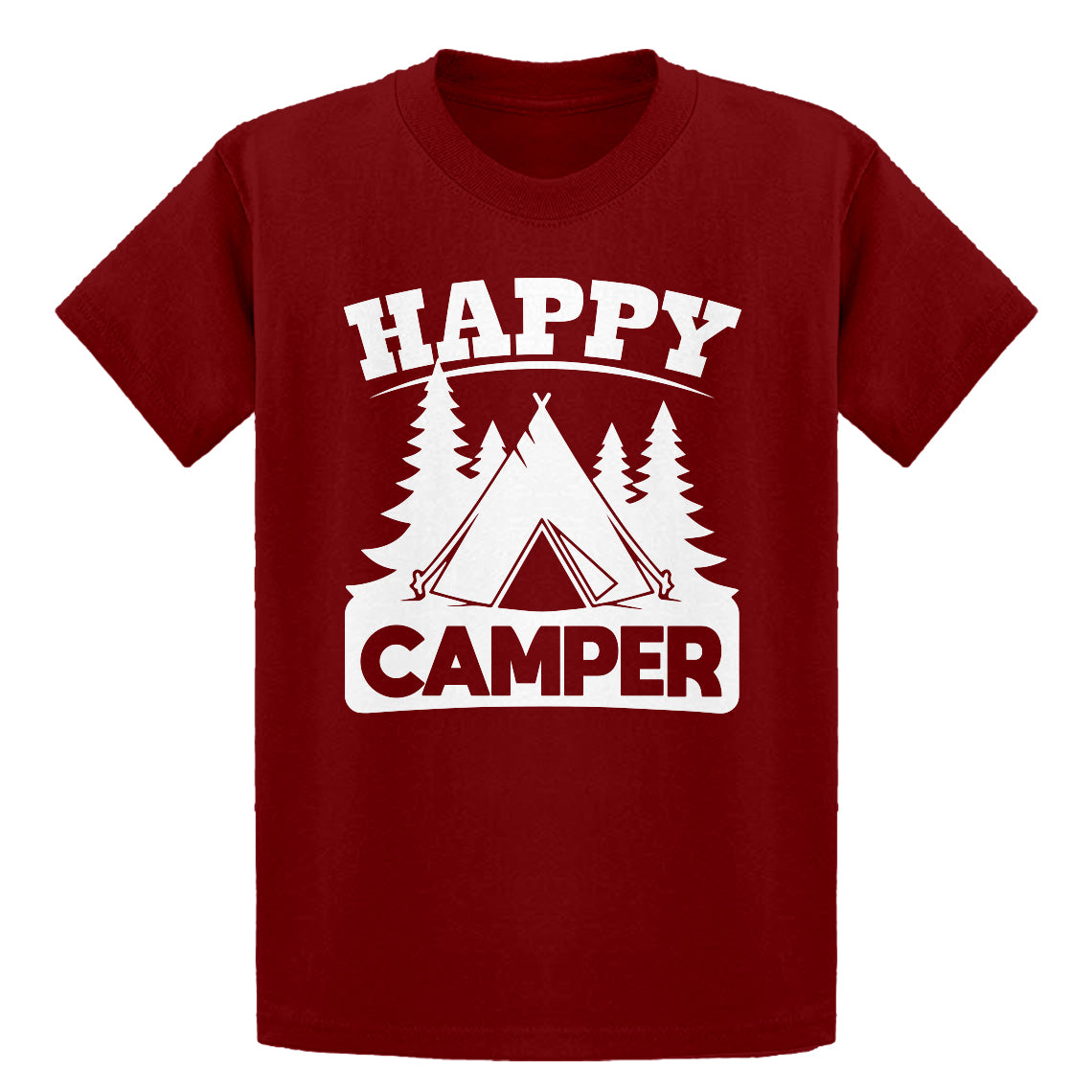 t shirt camping Youth Happy Camper Kids T-shirt