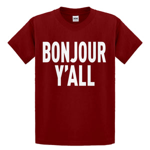 Youth Bonjour Yall Kids T-shirt