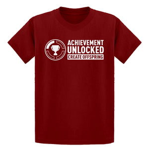 Youth Achievement Unlocked Create Offspring Kids T-shirt