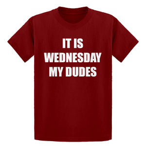 Youth It is Wednesday My Dudes Kids T-shirt