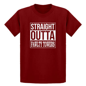 Youth Straight Outta Fawlty Towers Kids T-shirt
