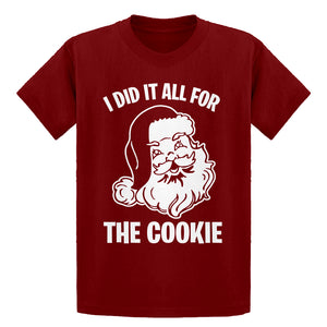 Youth I did it all for the Cookie Kids T-shirt