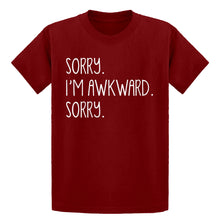 Youth Sorry I'm Awkward Sorry Kids T-shirt