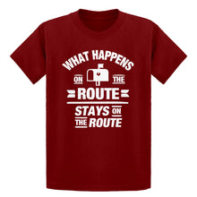 Youth What Happens on the Route Stays on the Route Kids T-shirt
