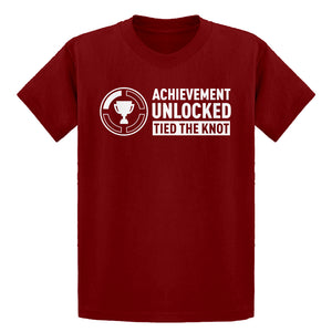 Youth Achievement Unlocked Tied the Knot Kids T-shirt