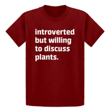 Youth Introverted But Willing to Discuss Plants Kids T-shirt