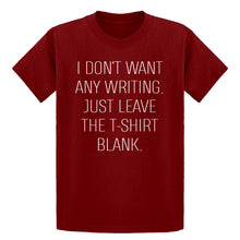 Youth Leave the Tshirt Blank Kids T-shirt
