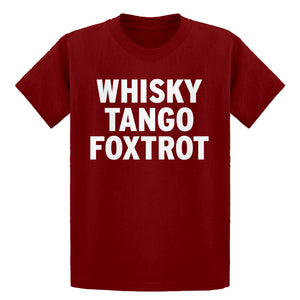 Youth WHISKY TANGO FOXTROT Kids T-shirt