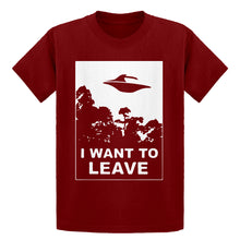 Youth I Want to Leave Kids T-shirt