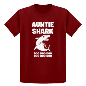 Youth Auntie Shark Kids T-shirt