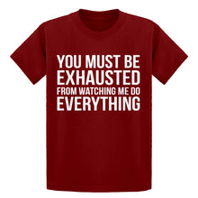 Youth You Must be Exhausted Kids T-shirt