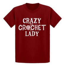 Youth Crazy Crochet Lady Kids T-shirt