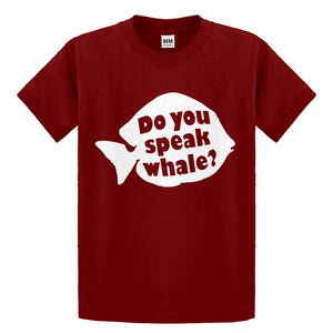 Youth Do You Speak Whale Kids T-shirt