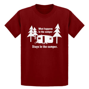 Youth What Happens in the Camper Kids T-shirt
