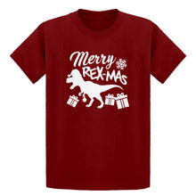 Youth Merry Rex-Mas Kids T-shirt