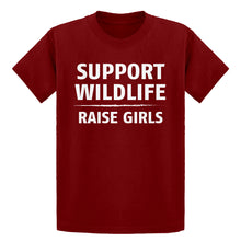 Youth Support Wildlife Raise Girls Kids T-shirt