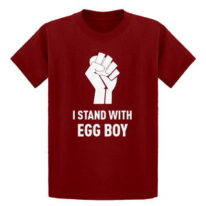 Youth I Stand with Egg Boy Kids T-shirt