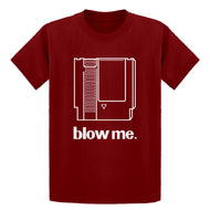 Youth Blow Me Game Cartridge Kids T-shirt