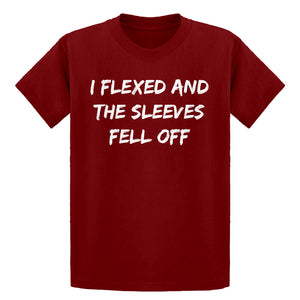 Youth I Flexed and the Sleeves Fell Off Kids T-shirt