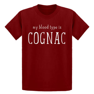 Youth My Blood Type is Cognac Kids T-shirt