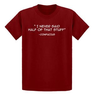 Youth Confucius say Kids T-shirt