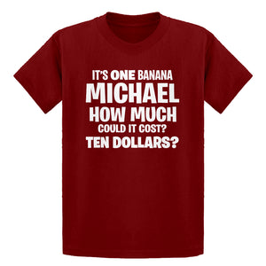 Youth Its ONE BANANA Michael Kids T-shirt
