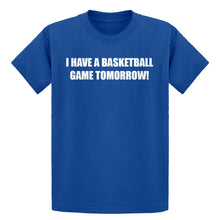 Youth Basketball Game Tomorrow Kids T-shirt