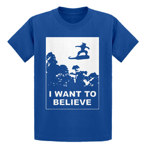 Youth I Want to Believe Nimbus Fighter Kids T-shirt