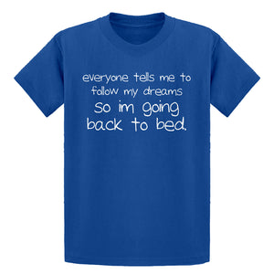 Youth Back to Bed Kids T-shirt