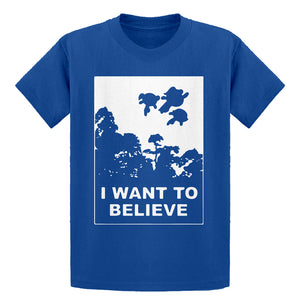 Youth I Want to Believe Super Girls Kids T-shirt