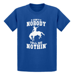 Youth Can't Nobody Tell Me Nothin' Kids T-shirt