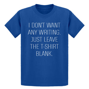 Youth Leave the Tshirt Blank Kids T-shirt