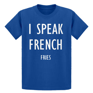 Youth I Speak French Fries Kids T-shirt