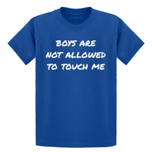 Youth Boys are not Allowed to Touch Me Kids T-shirt