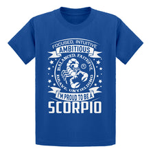 Youth Scorpio Astrology Zodiac Sign Kids T-shirt