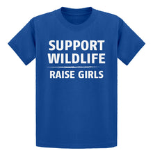 Youth Support Wildlife Raise Girls Kids T-shirt