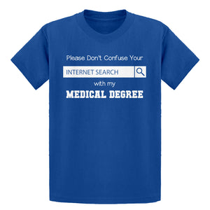 Youth Don't Confuse Your Search Kids T-shirt