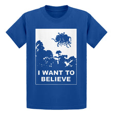 Youth I Want to Believe Flying Spaghetti Monster Kids T-shirt