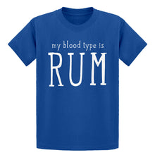 Youth My Blood Type is Rum Kids T-shirt