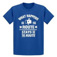 Youth What Happens on the Route Stays on the Route Kids T-shirt