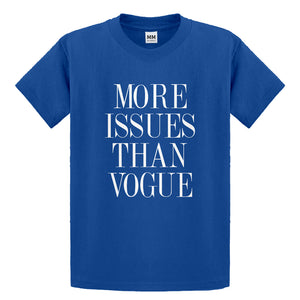 Youth More Issues than Vogue Kids T-shirt